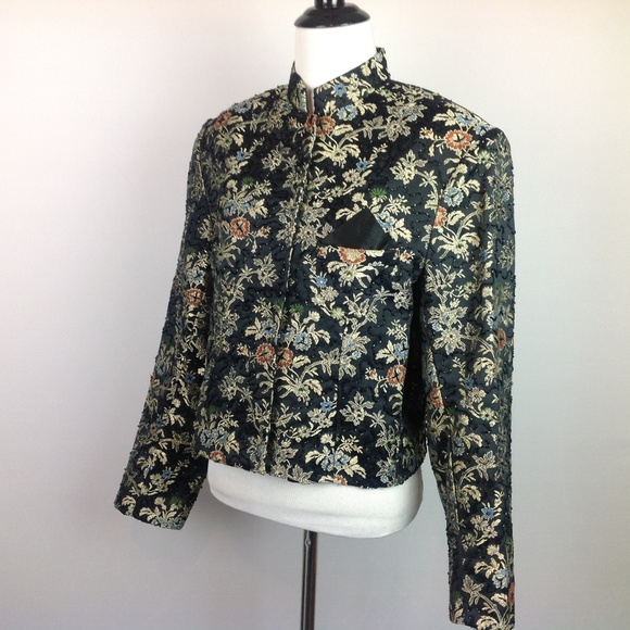 Vintage JA Resort Evening Jacket Womens Medium - Picture 3 of 8